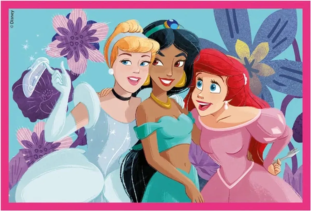 Clementoni Disney Prinsessen 6-delige Puzzel - 6 Stuks