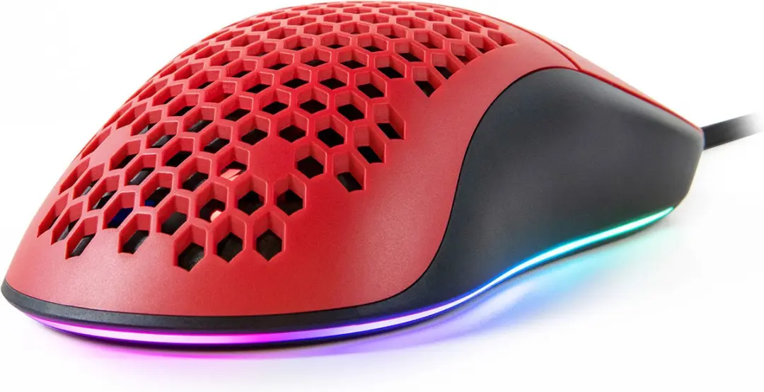Arozzi Favo Gaming Muis - AZ-FAVO-BKRD - 74g - Rood