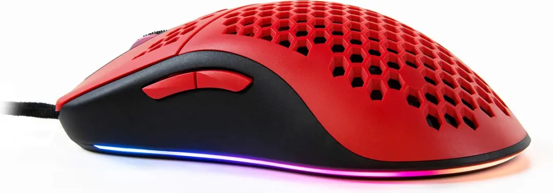Arozzi Favo Gaming Muis - AZ-FAVO-BKRD - 74g - Rood