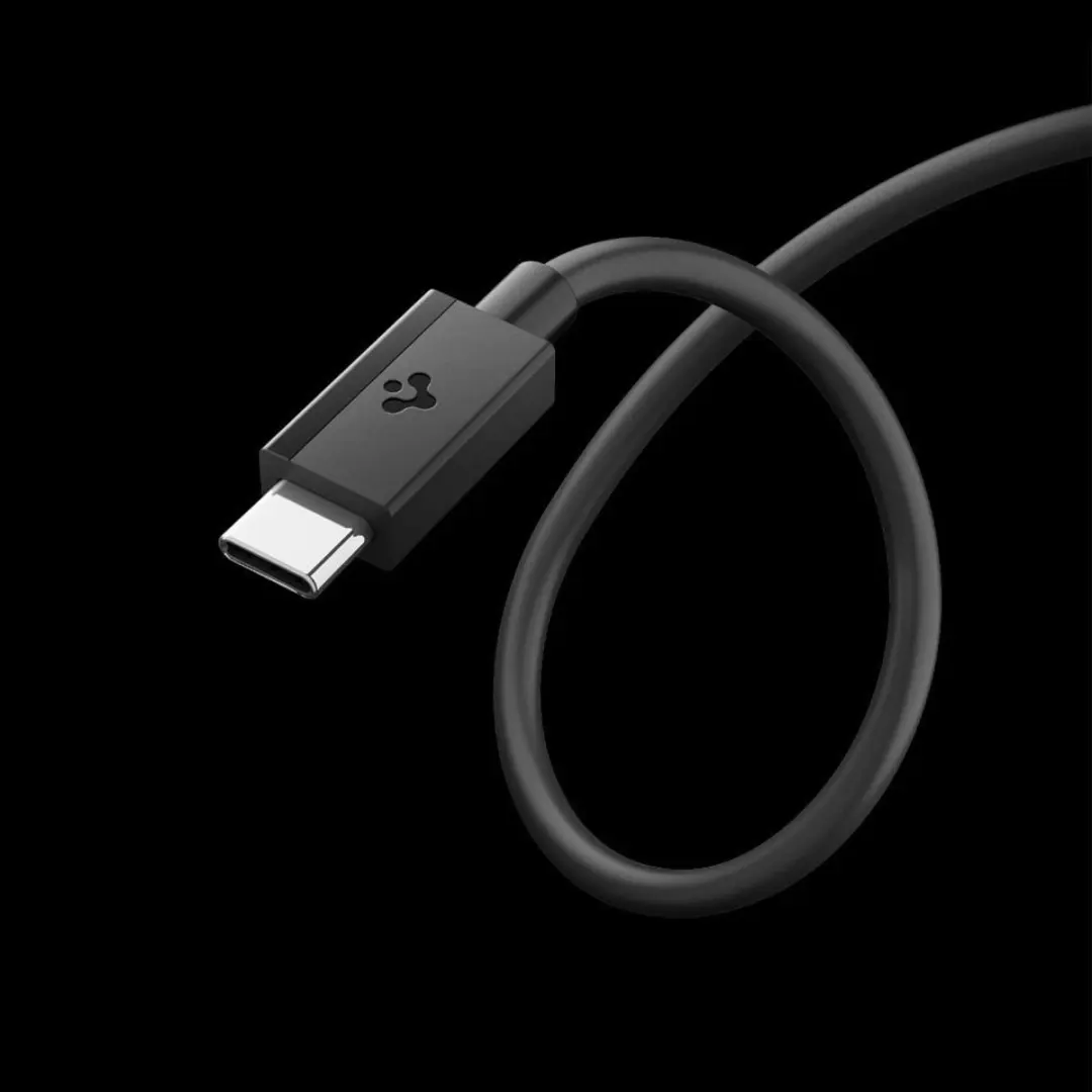 Spigen USB-C Kabel 2m 60W PD - Zwart