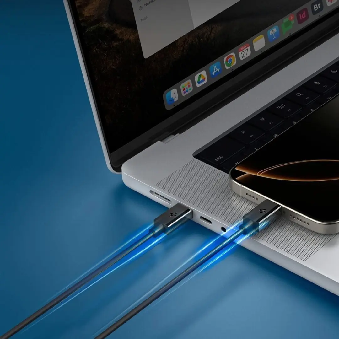 Spigen USB-C Kabel 2m 60W PD - Zwart - afbeelding 6 van 6