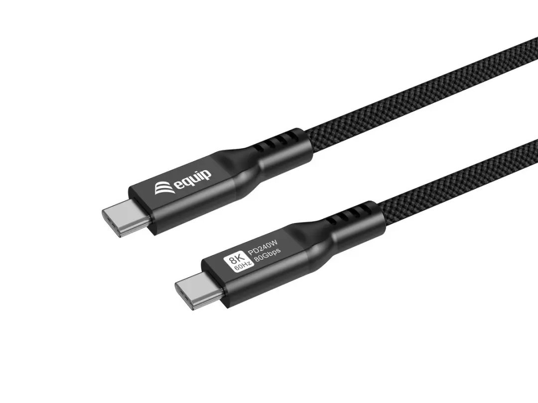 Equip 128441 USB4 Gen 4x2 USB-C Kabel 1,2m