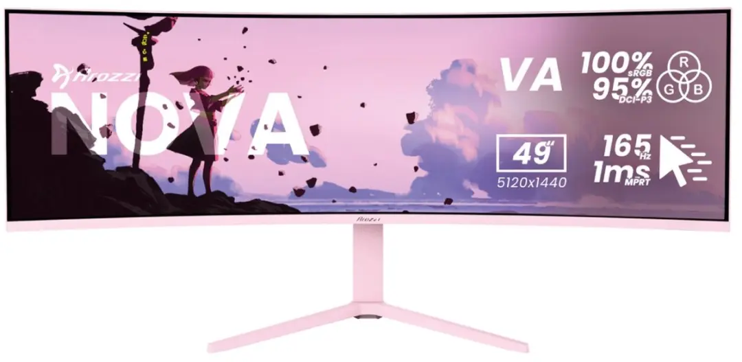 Arozzi Nova 49" Curved Gaming Monitor