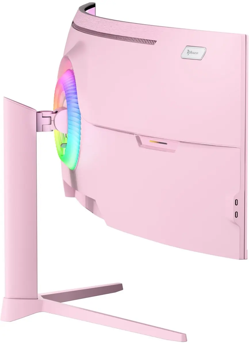 Arozzi Nova 49" Curved Gaming Monitor - DQHD 165Hz - Roze