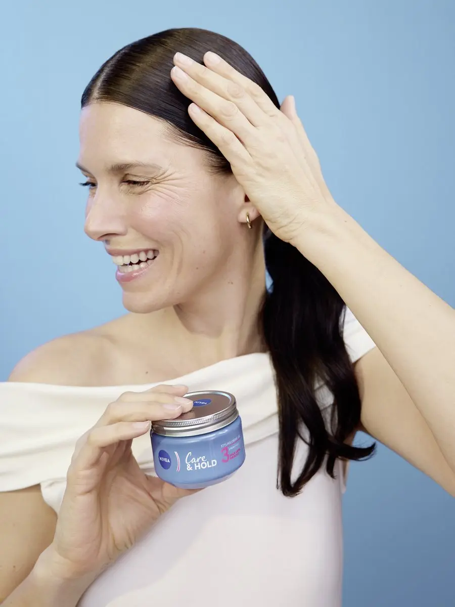 NIVEA Care & Hold Styling Crème Gel - 3x150ml