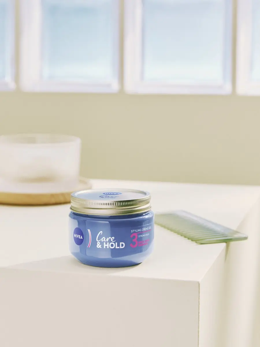 NIVEA Care & Hold Styling Crème Gel - 3x150ml