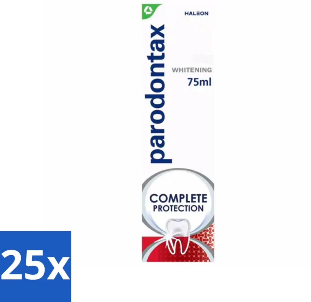 Parodontax Complete Protection Whitening Tandpasta 75ml - 25 Stuks