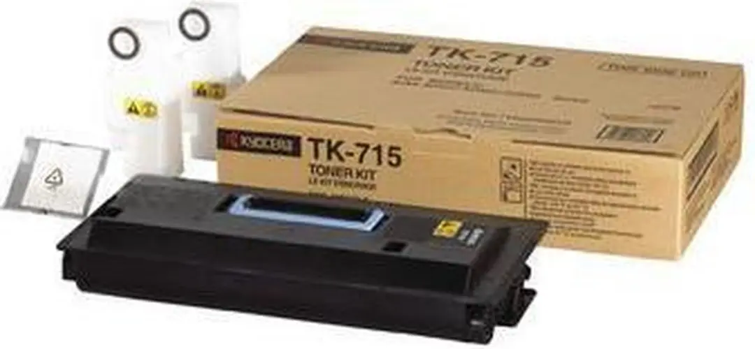 Kyocera TK-715 Tonercartridge Origineel Zwart - 34.000 pagina's