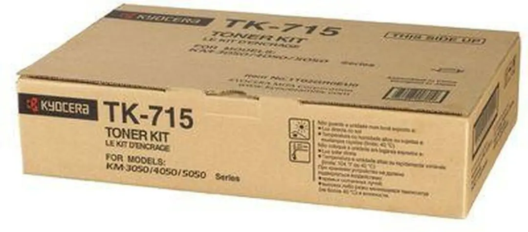 Kyocera TK-715 Tonercartridge Origineel Zwart - 34.000 pagina's