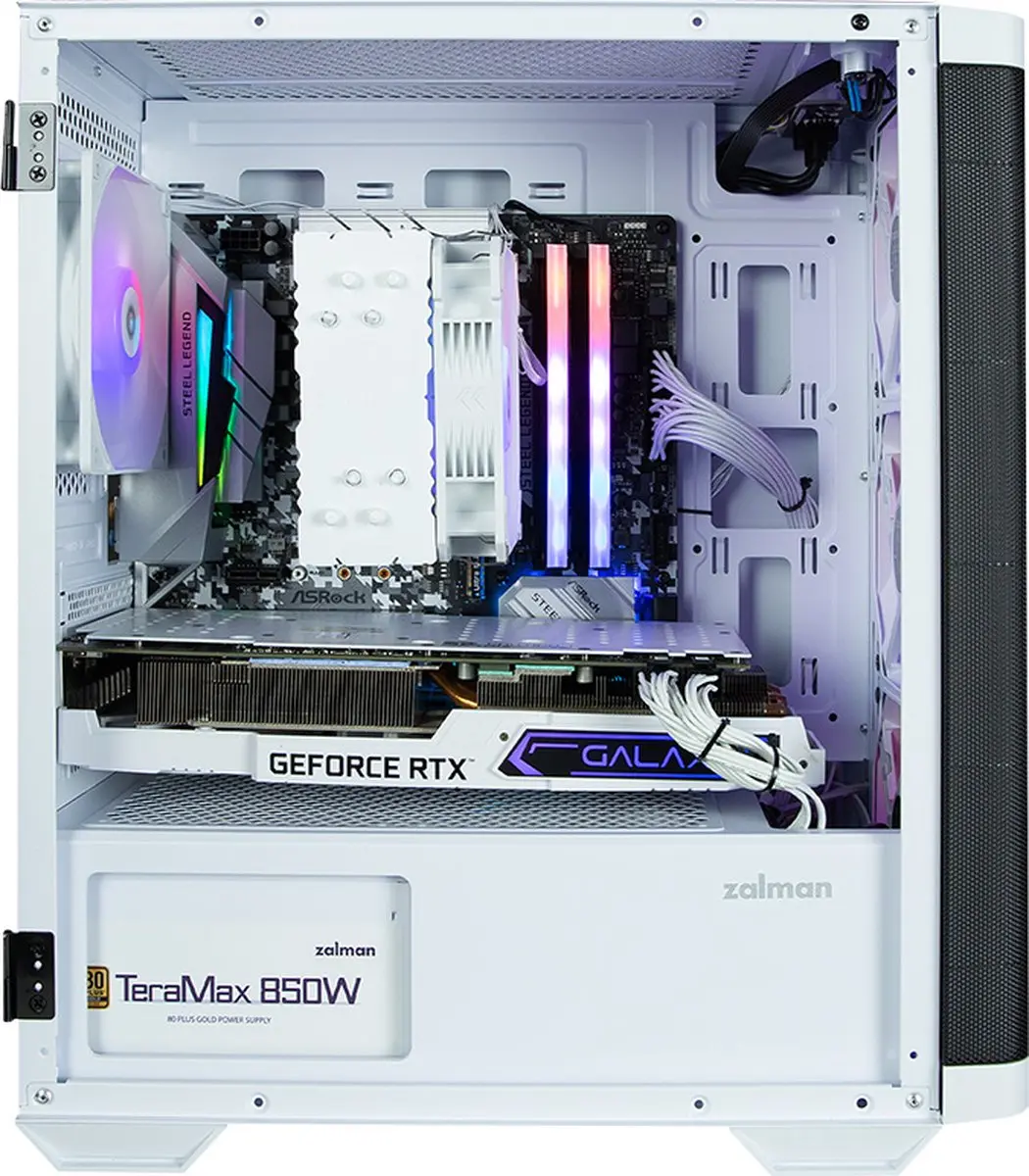 Zalman M4 Gehuize - 2x 2.5" 1x 3.5" - Wit