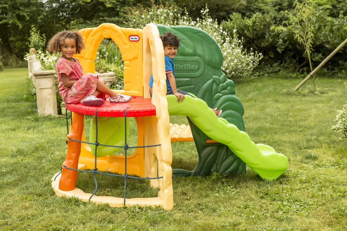 Little Tikes Klimrek Jungle Glijbaan - Groen