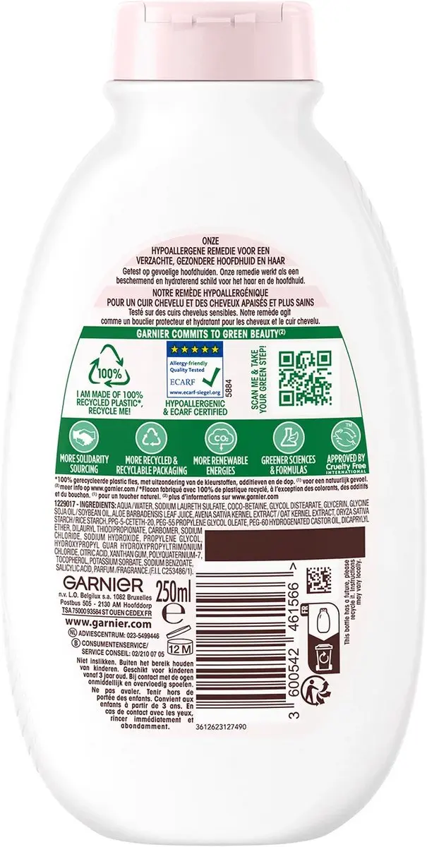 Garnier Loving Blends Milde Haver Shampoo 250ml
