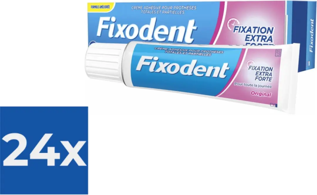 Fixodent Kleefpasta Original 47g - 24 Stuks