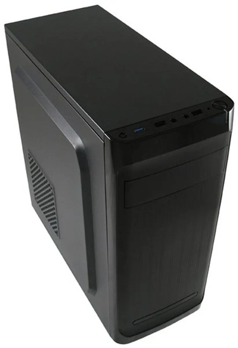 LC Power 7034B Midi Tower - Zwart
