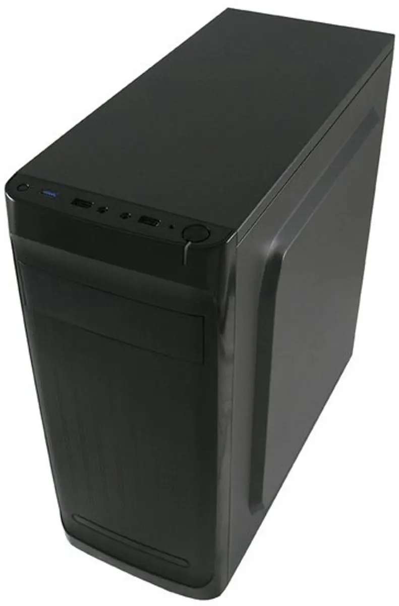 LC Power 7034B Midi Tower - Zwart