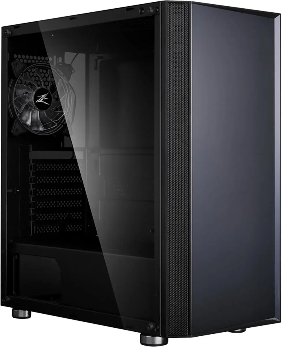 Zalman R2 BLACK Midi-tower Gamingbehuizing - Zwart
