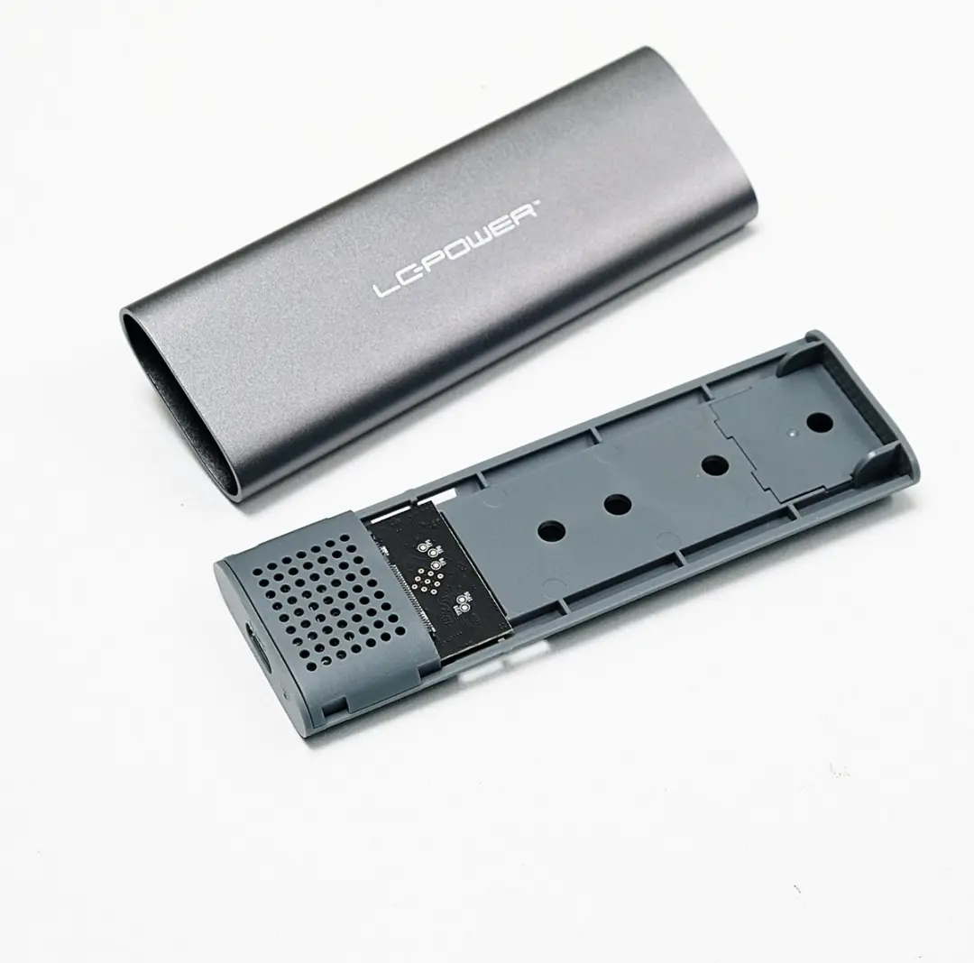 LC Power LC-M2-C-MULTI-2 M.2 SSD Behuizing - Donker Grijs