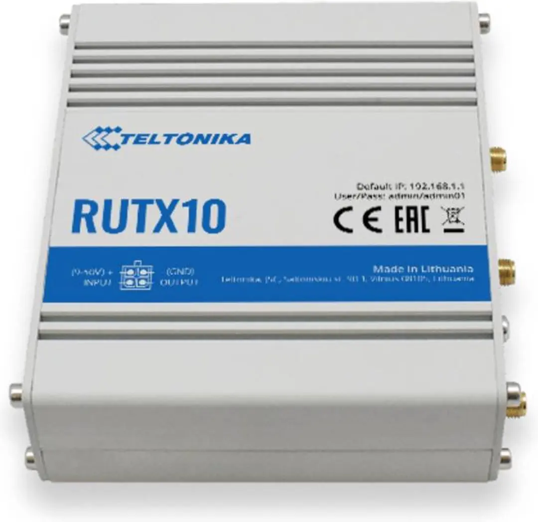Teltonika RUTX10 WiFi-router 867 MBit/s - Grijs