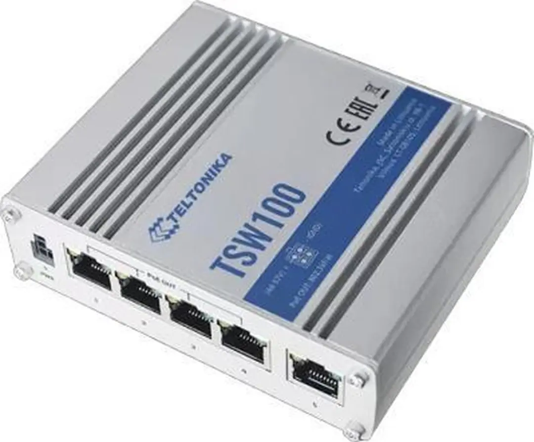 Teltonika RUTX12Dual Industriële Router - 5x LAN/WAN - 8x WiFi-antennes - Zilver