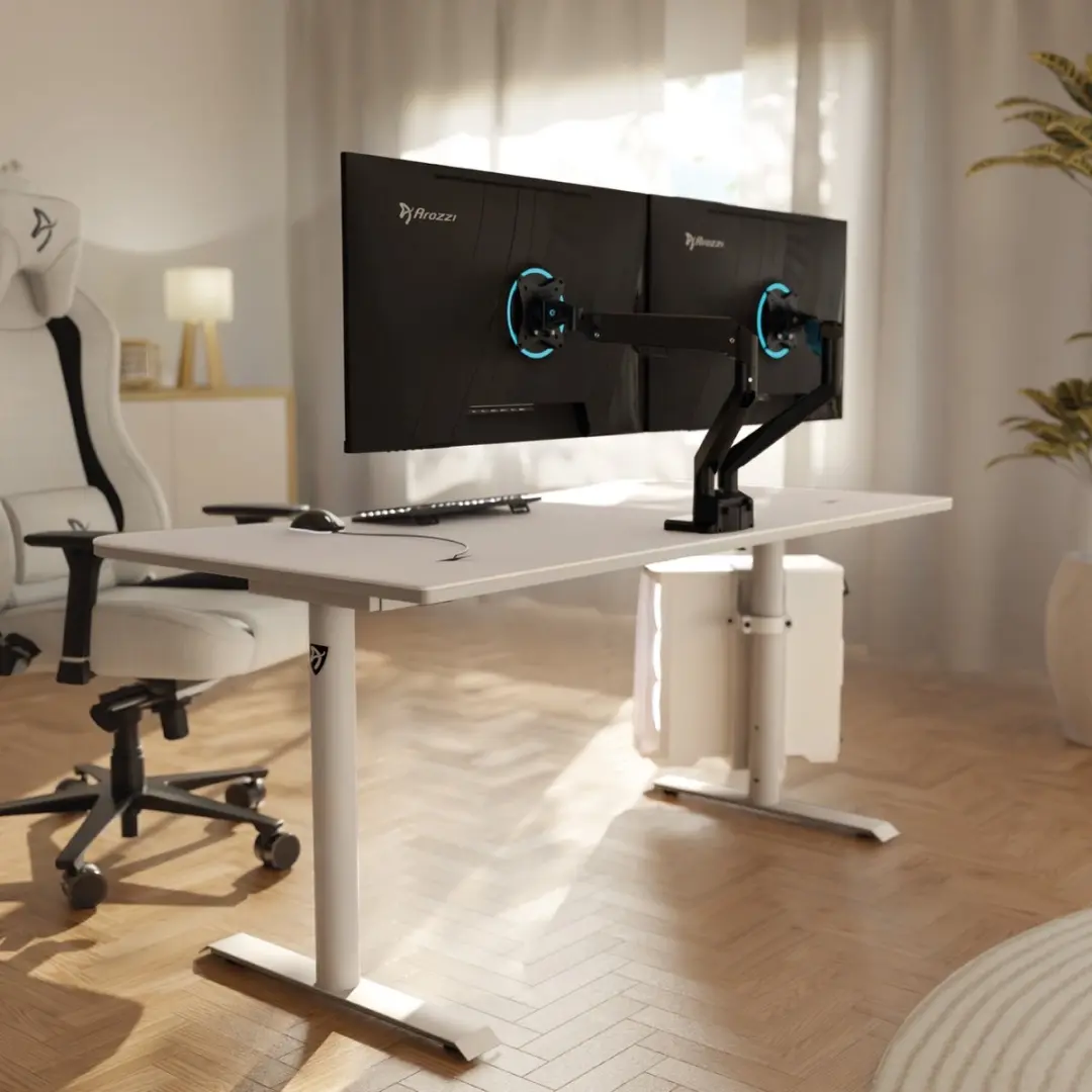 Arozzi Alzare Neo Dubbele Monitorarm AZ-ALZARE-NEO-DUO-BK - 17"-34" - Zwart