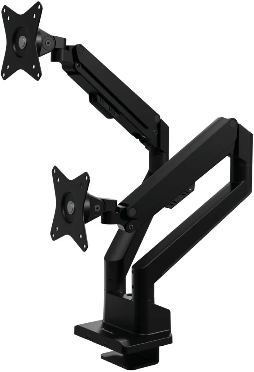 Arozzi Alzare Neo Dubbele Monitorarm AZ-ALZARE-NEO-DUO-BK - 17"-34" - Zwart