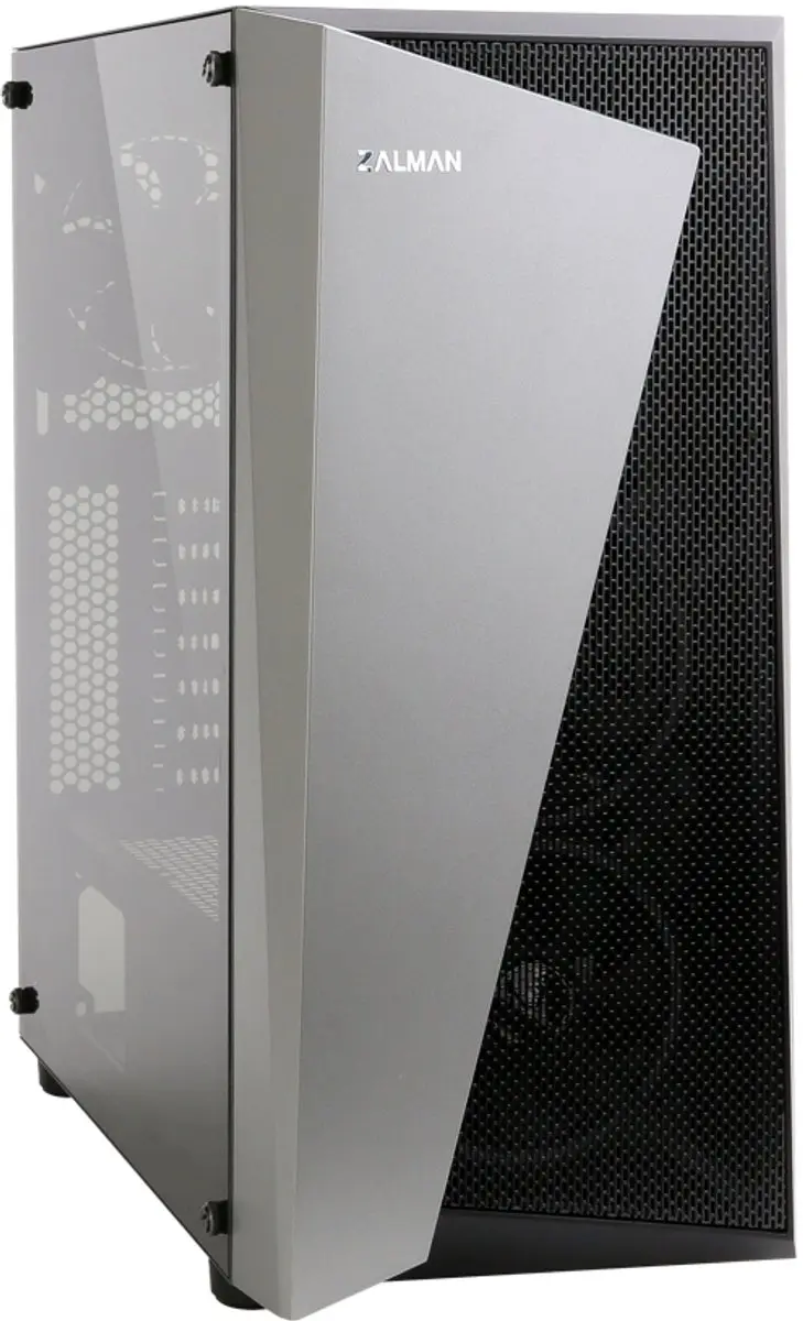Zalman S4 Plus Midi Tower - 3 Ventilatoren - Acryl zijpaneel