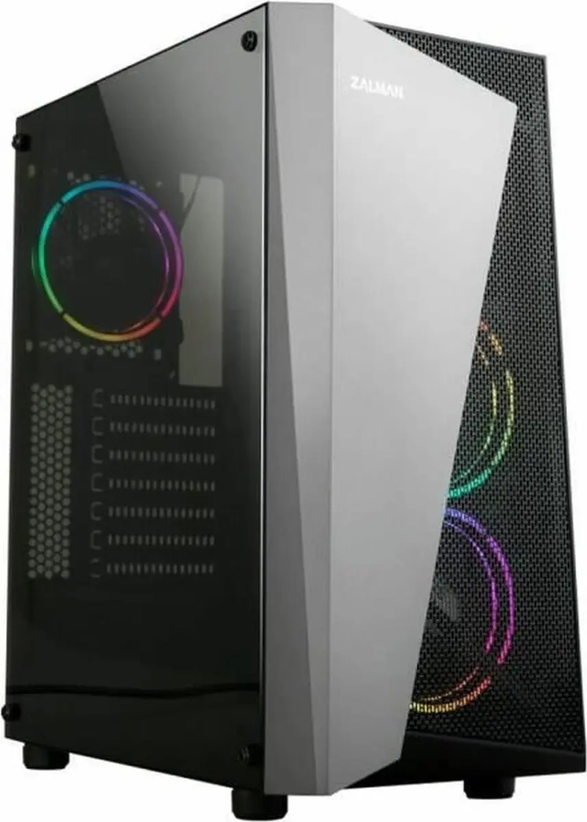 Zalman S4 Plus Midi Tower - 3 Ventilatoren - Acryl zijpaneel