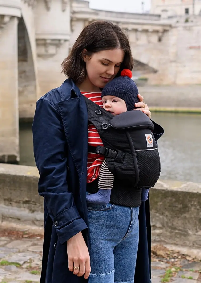 Ergobaby SoftFlex Babydrager - 3 Posities - Onyx Black