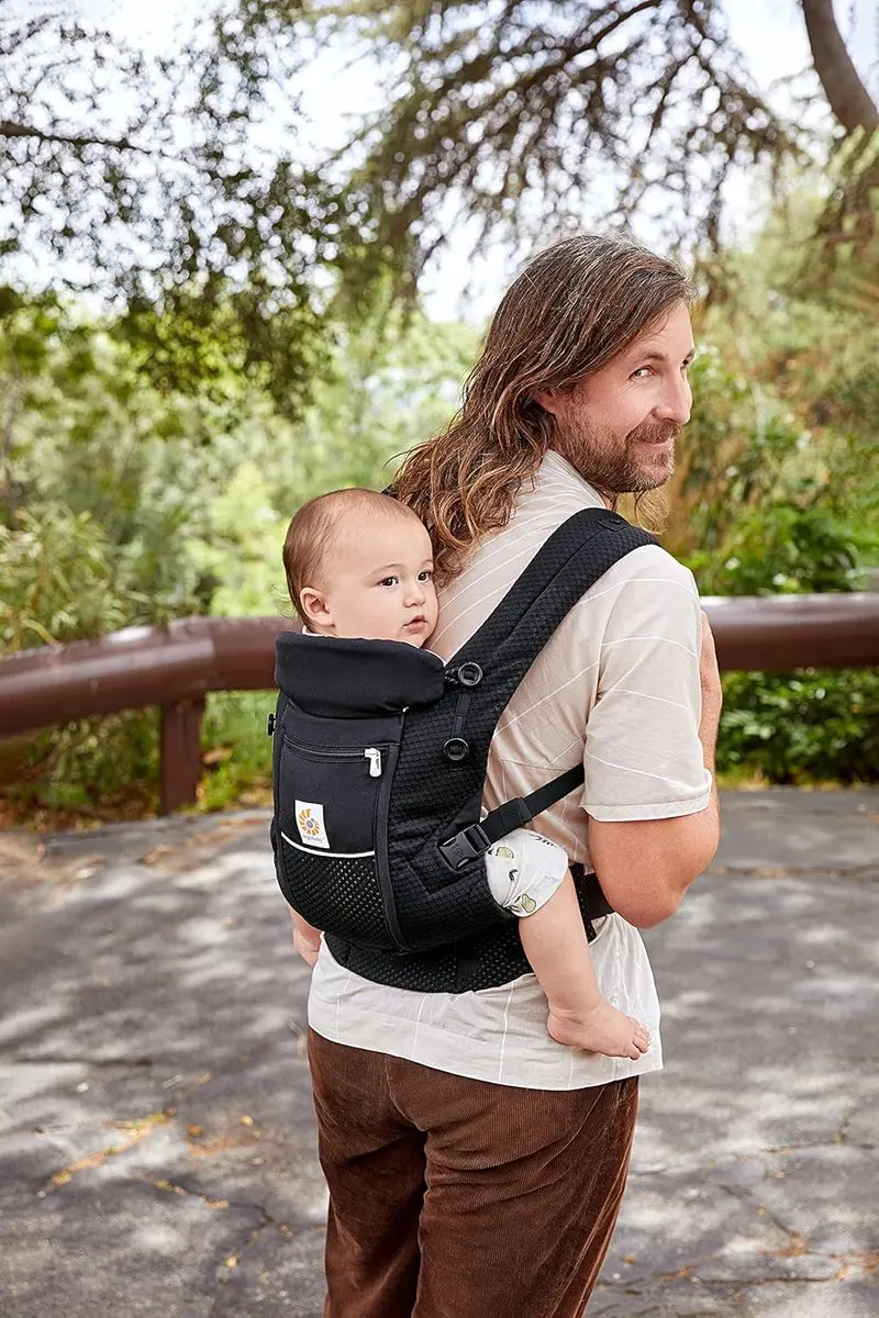 Ergobaby SoftFlex Babydrager - 3 Posities - Onyx Black