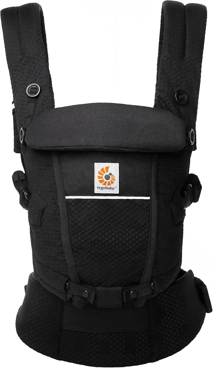 Ergobaby SoftFlex Babydrager - 3 Posities - Onyx Black