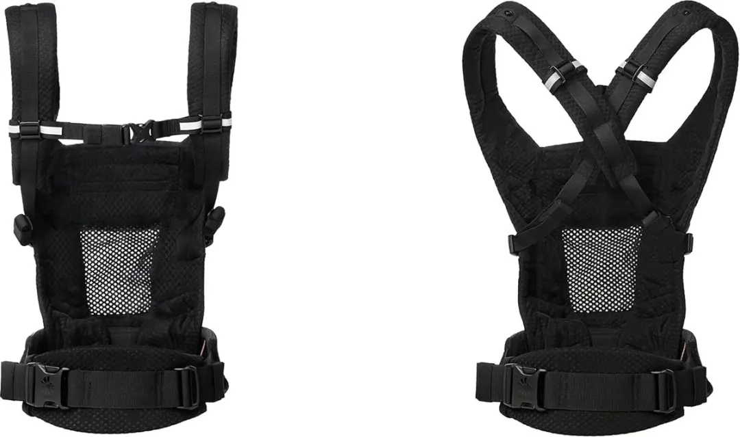 Ergobaby SoftFlex Babydrager - 3 Posities - Onyx Black