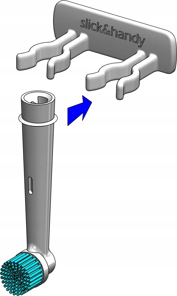 Oral-B Opzetborstelhouder Zelfklevend - 5 Stuks