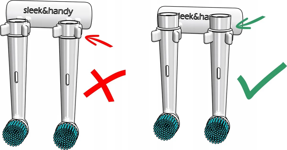 Oral-B Opzetborstelhouder Zelfklevend - 5 Stuks