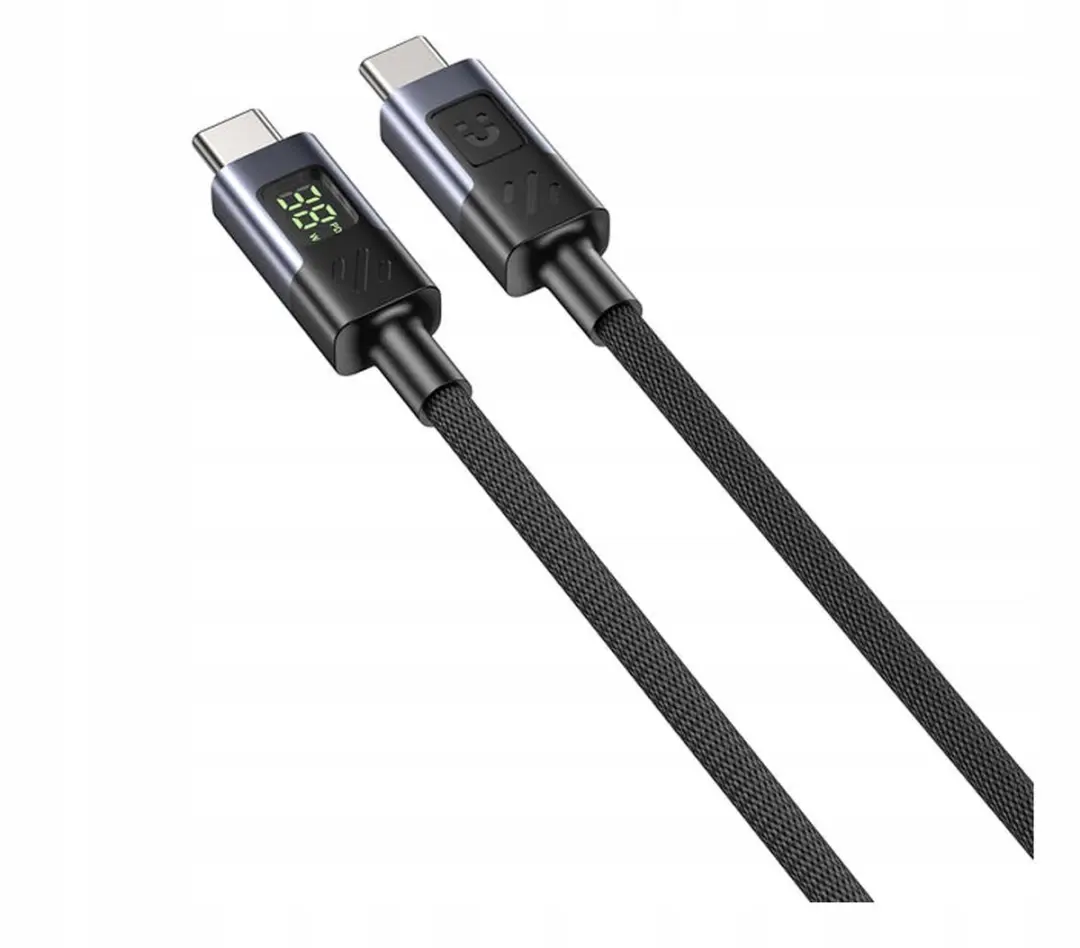 Unitek USB-C Kabel PD 60W Display 2m - Zwart - afbeelding 6 van 6