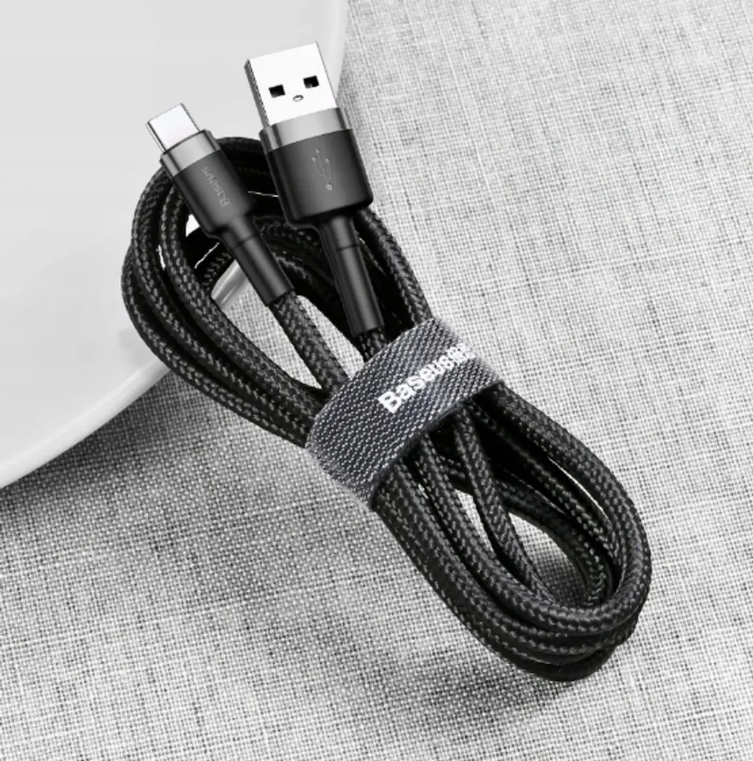 Baseus USB-A naar USB-C Kabel 1m Nylon