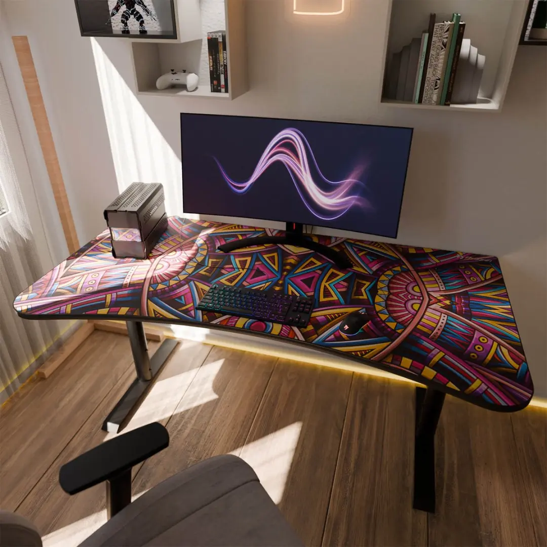 Arozzi Arena Gaming Muismat 160cm - Psychedelisch