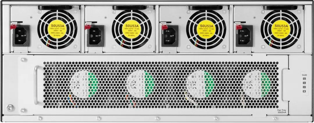 HPE Aruba CX 5420 S0U63A Switch - 20x PoE 1G/10G - 4x SFP+ - 1000W - Zwart