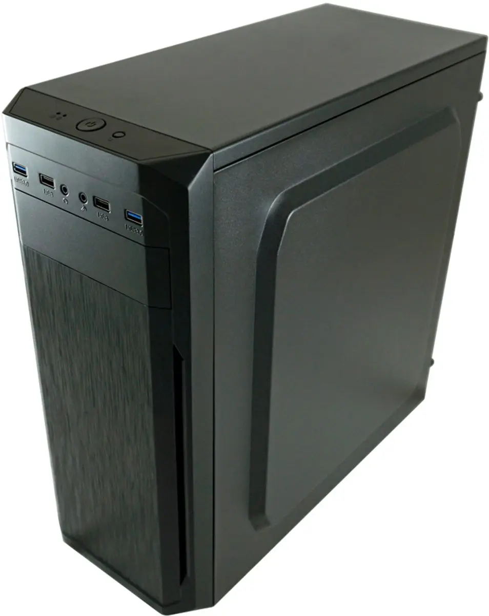 LC Power 7039B Midi Tower - Zwart
