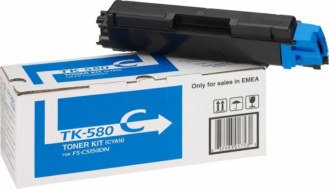 Kyocera TK-580C Tonercartridge - Cyaan