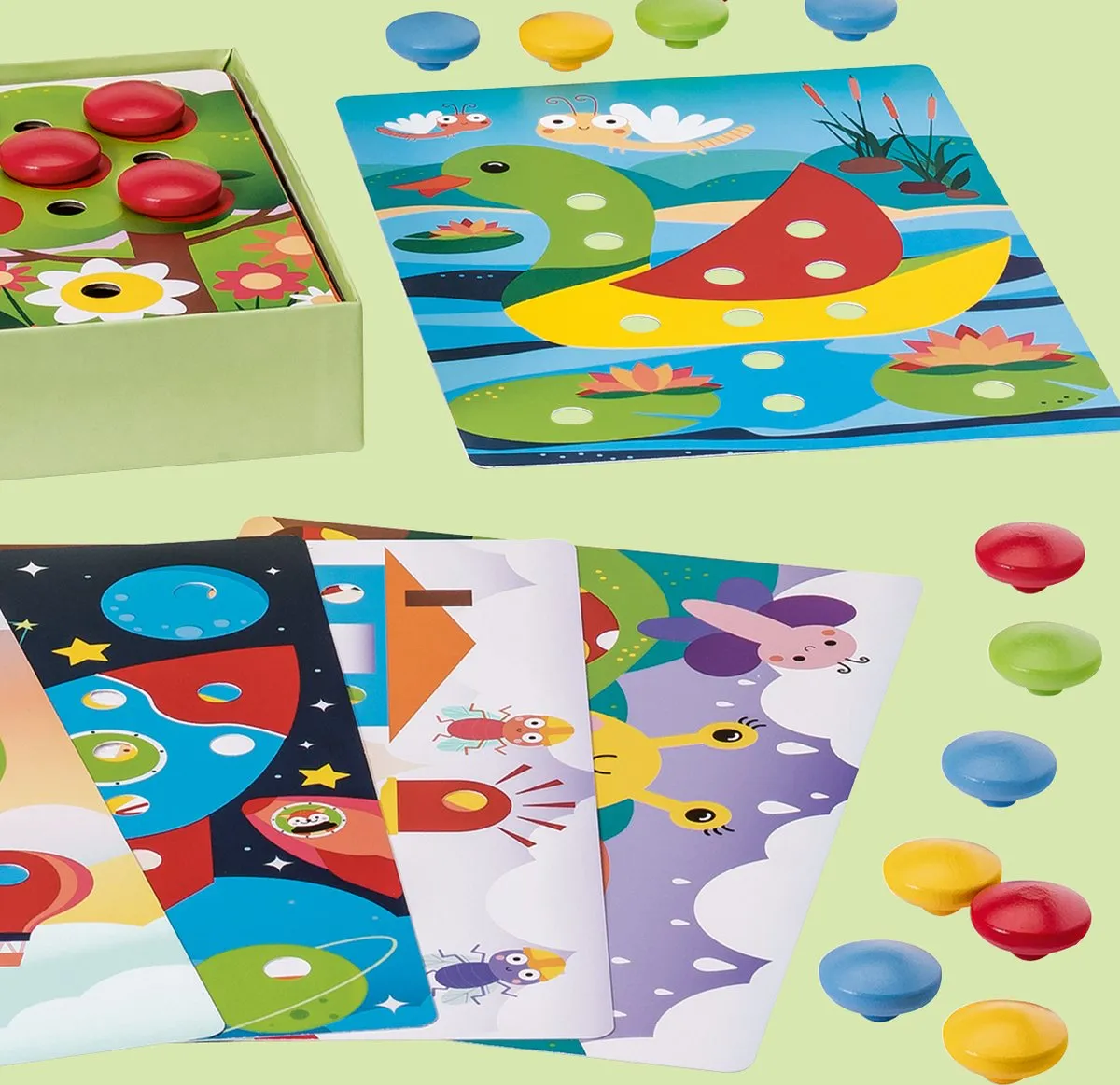 Ravensburger My Wooden Colorino Educatief Spel 24591 - Meerkleurig