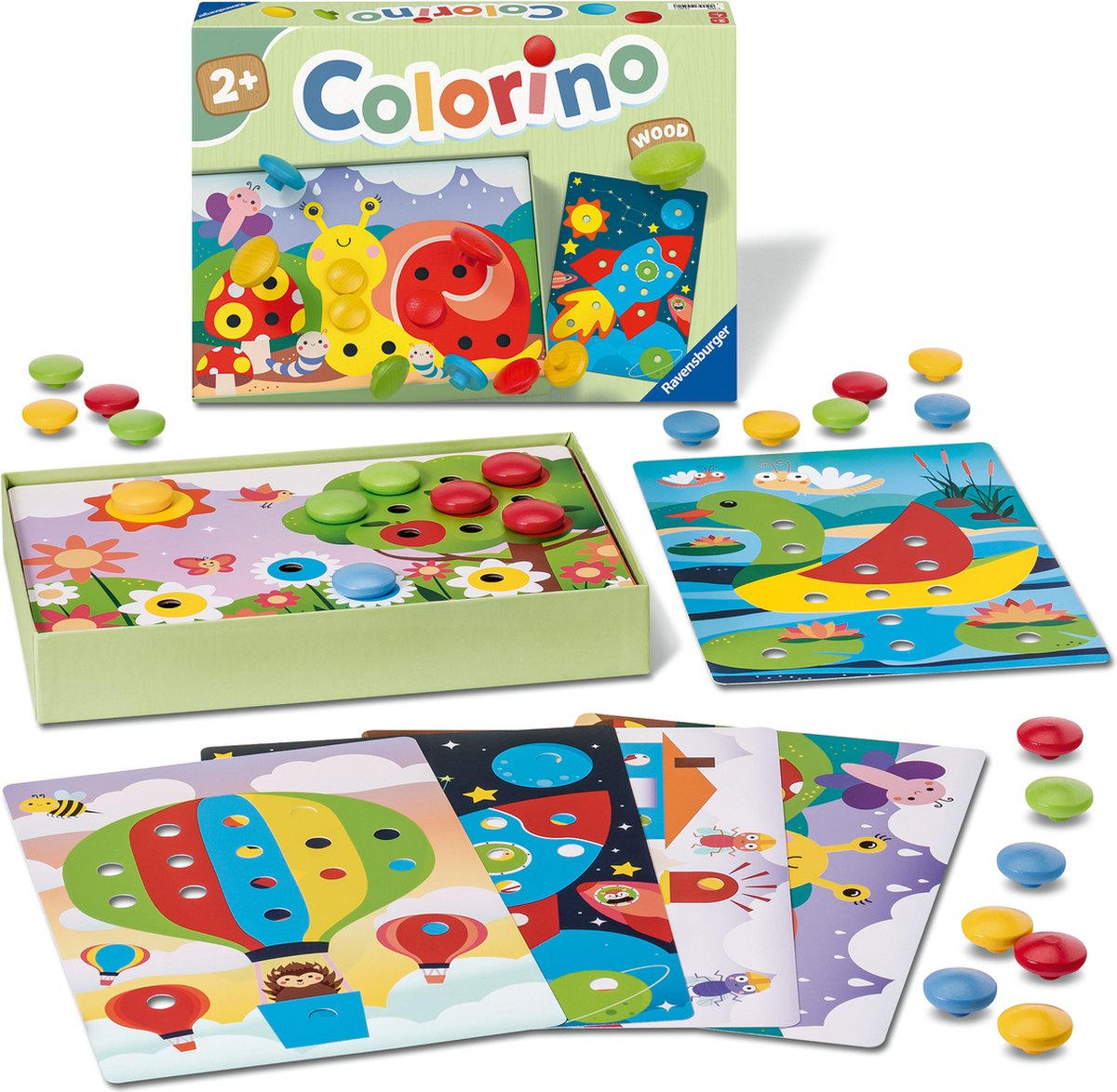 Ravensburger - My Wooden Colorino - Educatief Spel - Vanaf 2 Jaar