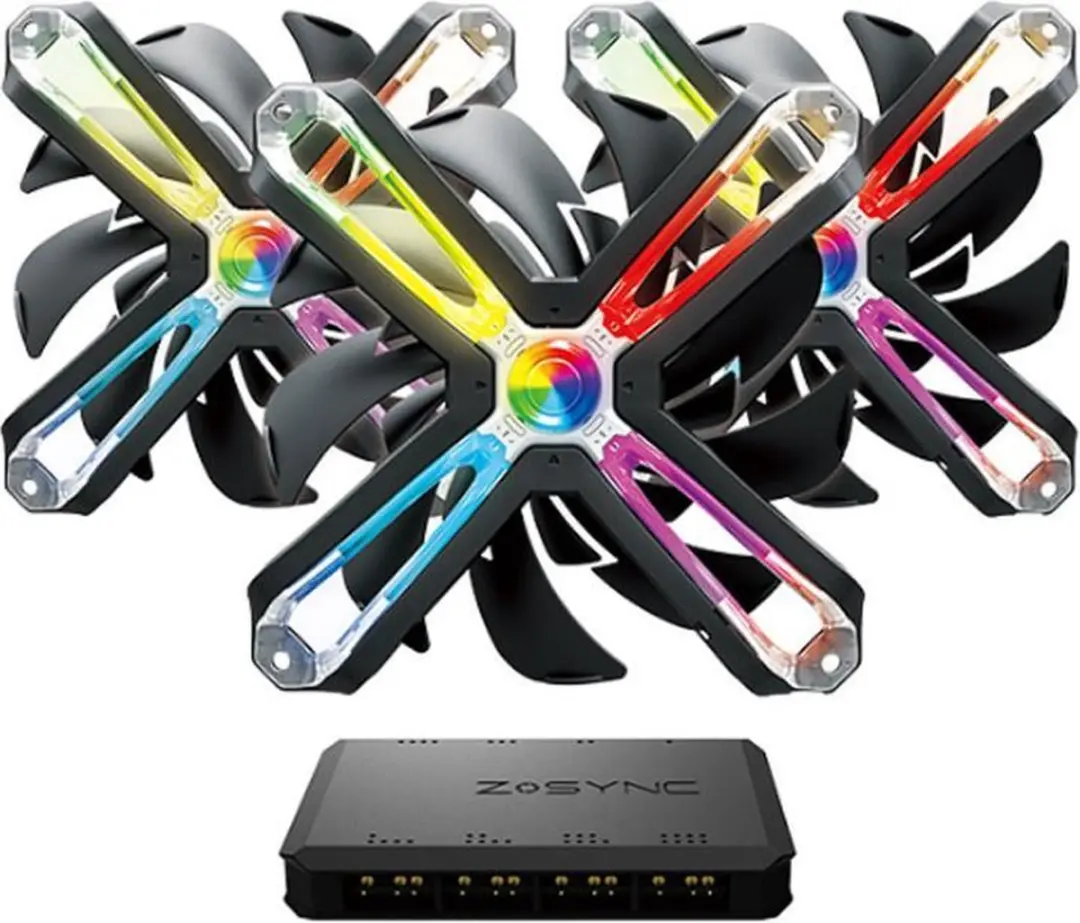 Zalman ZM-SF140A3 140mm RGB Ventilator 3-Pack