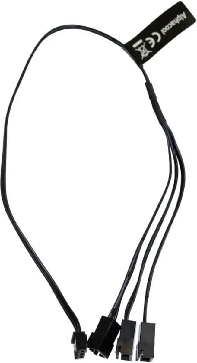 Alphacool Aansluitkabel PC-Ventilator 18601 - Zwart