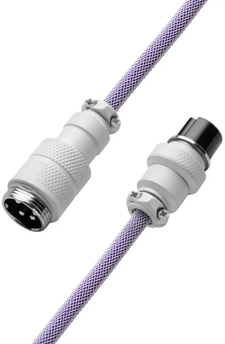 CableMod PRO Coiled Keyboard Cable USB-C naar USB-A 1.5m - Rum Raisin