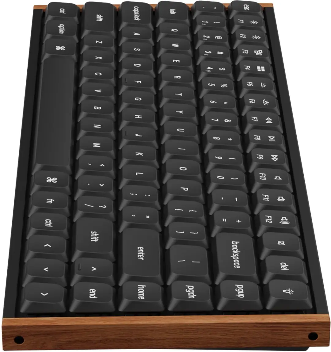 Keychron K3 Ultra K3U-H3 Mechanisch Toetsenbord - Bruine Schakelaars - Zwart