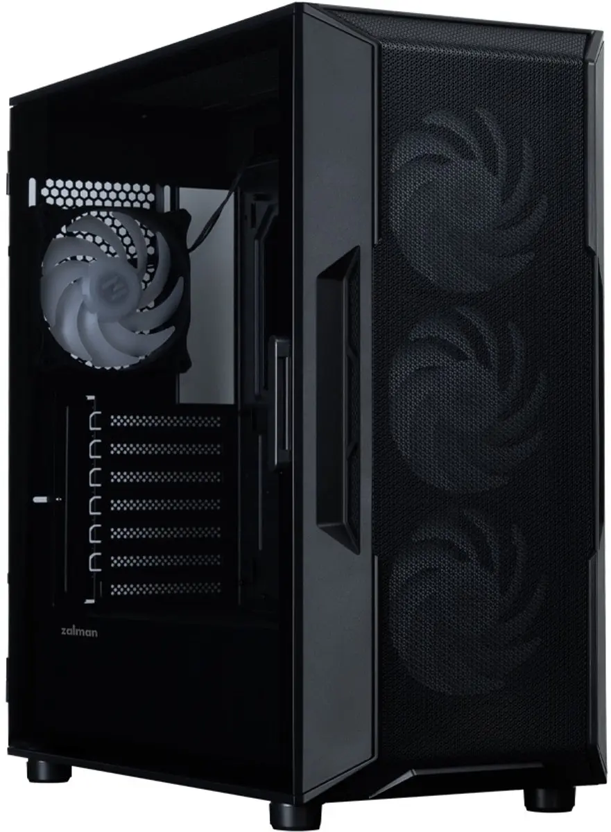 Zalman i3 Neo V2 ATX Midi Toren - 4 RGB Ventilatoren - Zwart