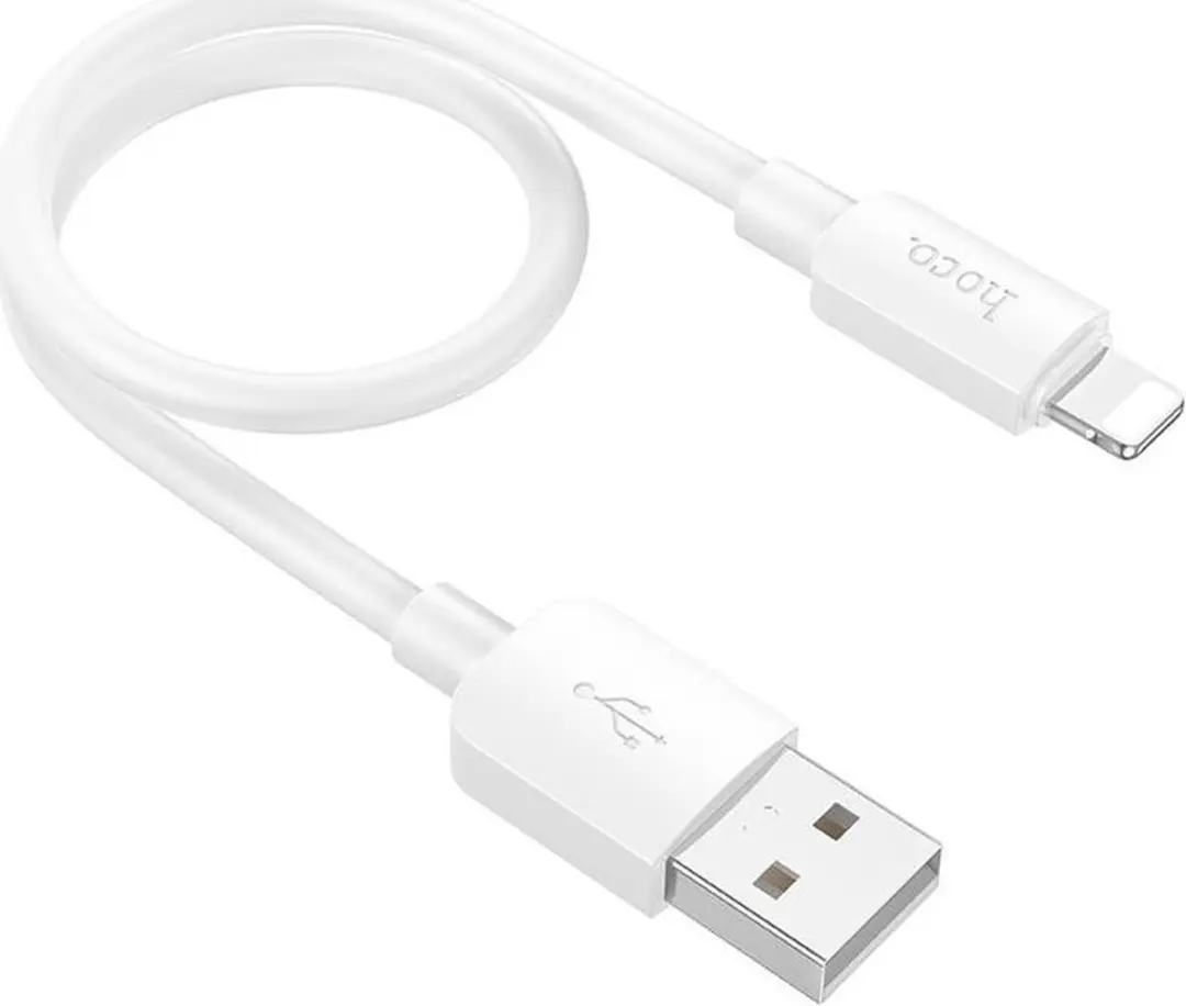 Hoco X96 USB-C naar Lightning Kabel 12W PD - 0.25m Wit