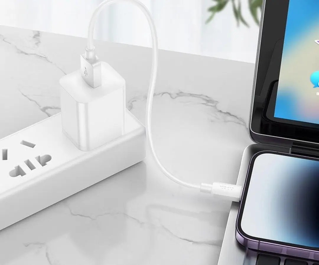 Hoco X96 USB-C naar Lightning Kabel 12W PD - 0.25m Wit