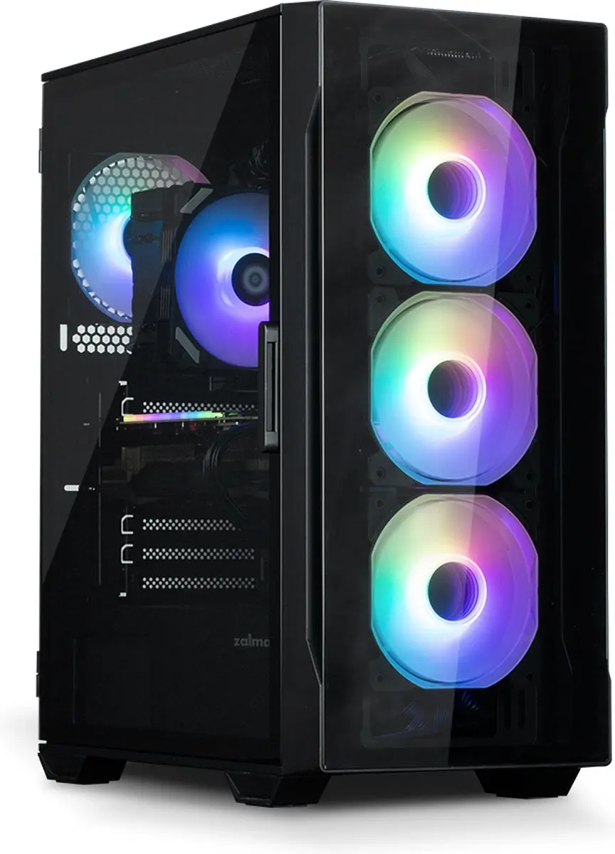 Zalman I3 NEO TG Midi Tower - 4 Ventilatoren - Zwart