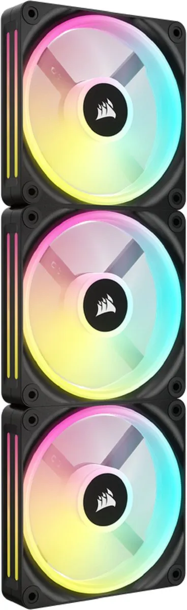 Corsair QX120 RGB Starter Kit CO-9051002-WW - 3x 12cm Ventilatoren - iCUE LINK-hub - Zwart